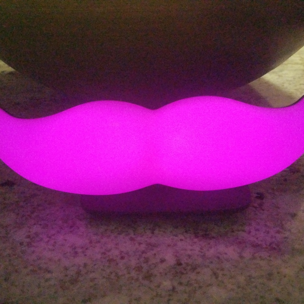 Lyft mustache dash light